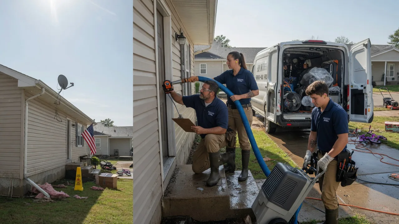 Ceiling Water Damage Restoration in Taylor, ND near me